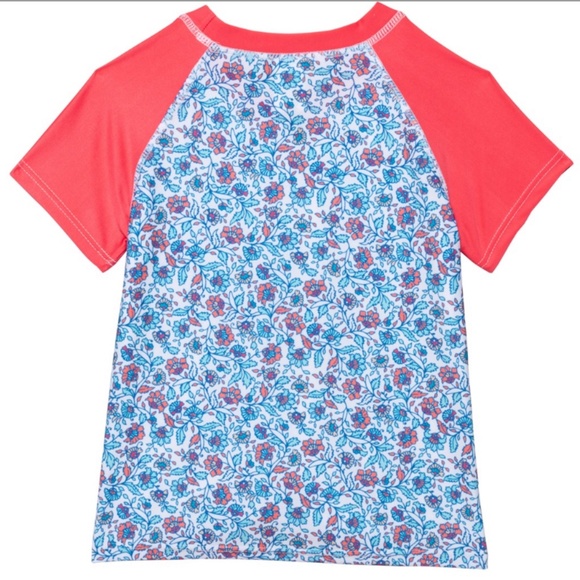 Aqua et Sol NWT Swimsuit Set Rash guard Bikini Bottom UPF 50+ Toddler Size 4 - Picture 4 of 6